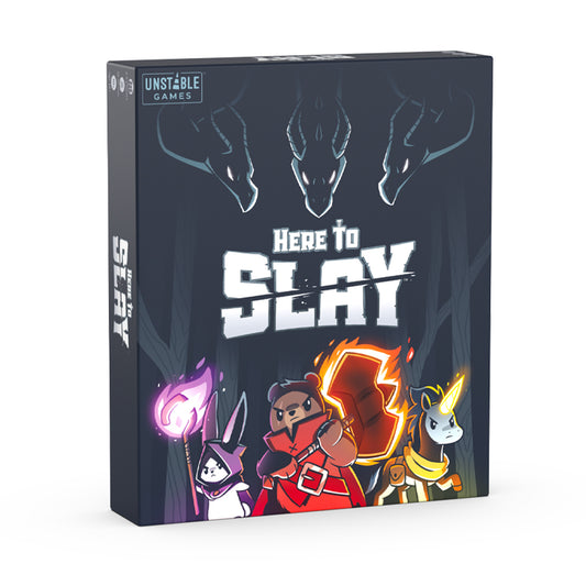 A card game box titled 