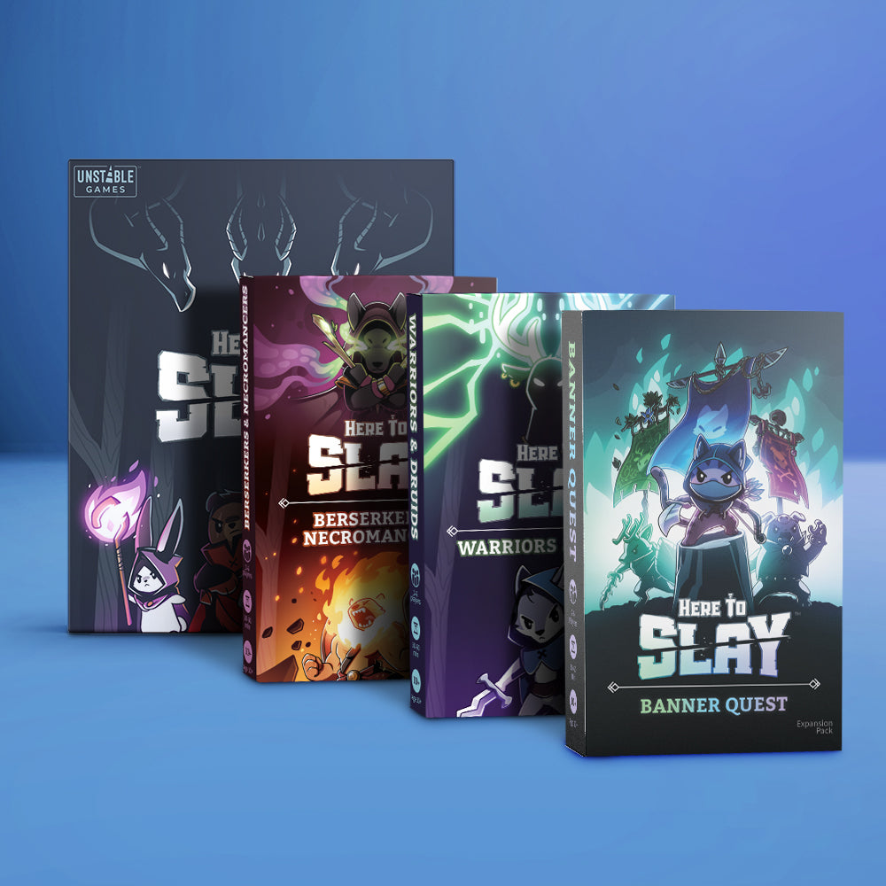 Here to Slay: Base Game + 3 Expansion Bundle