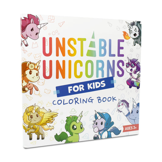 Coloring book cover titled 